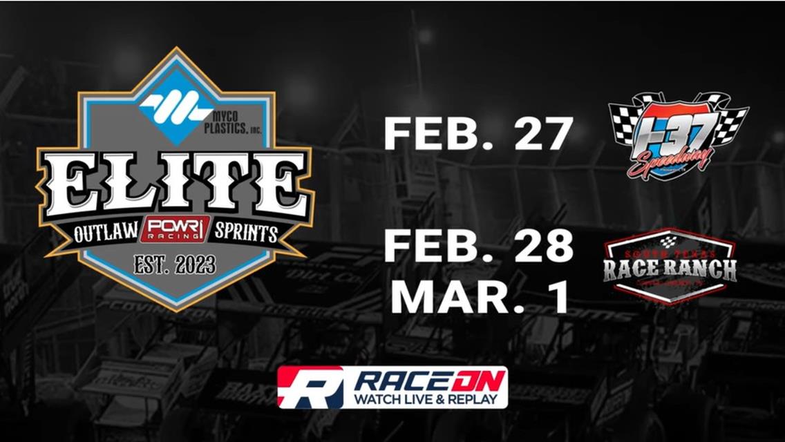 Texas-Sized Season Send-Off Weekend Planned for POWRi Elite Outlaw Sprints