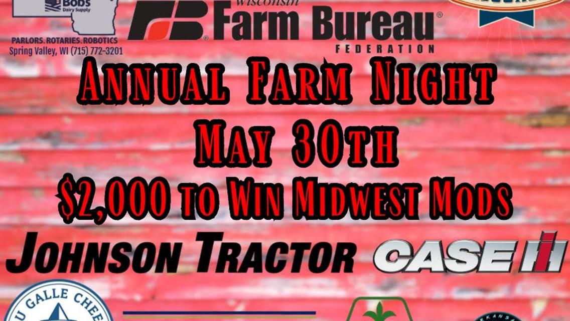 Johnson Tractor Partners with Red Cedar Speedway for $2,000 to Win Midwest Mods on May 30th Farm Night