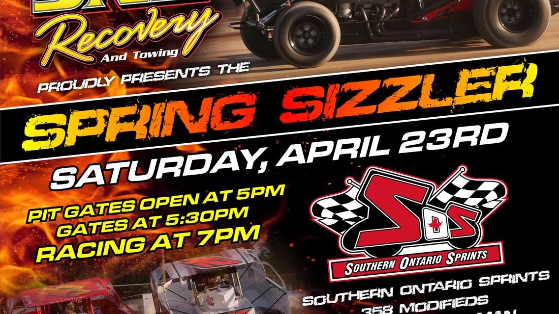 Merrittville Speedway Moves Spring Sizzler to This Weekend......April Fools!