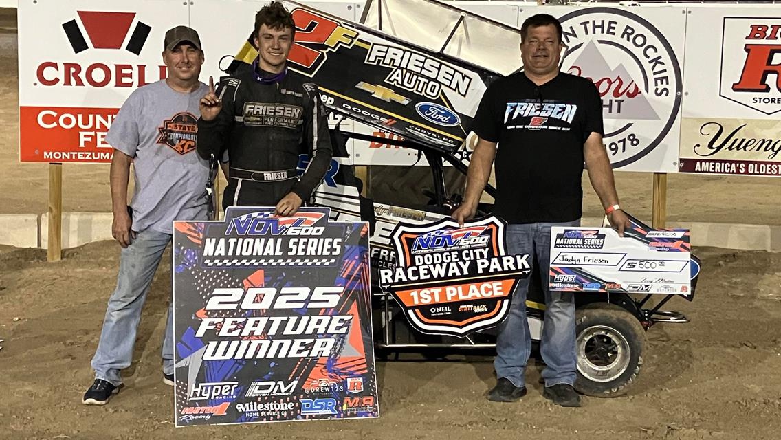 Friesen, McRoberts, and Sokol Headline Thrilling NOW600 Show at Dodge City Raceway Park