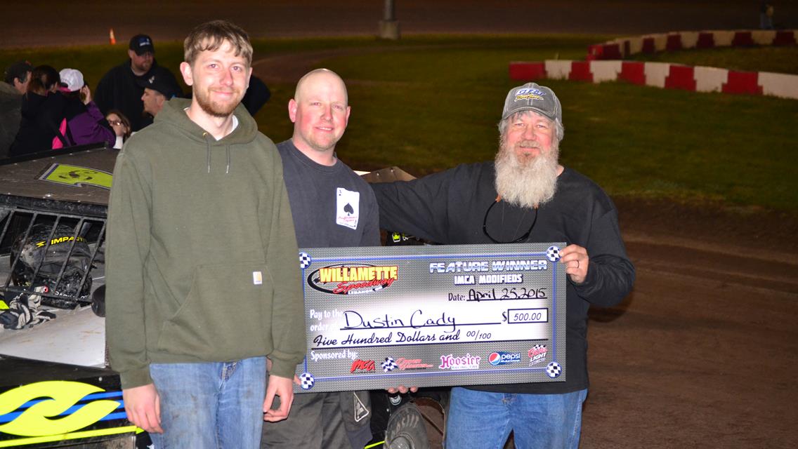 Cady, Smith, Sanders, And Jorgensen Collect Willamette Victories