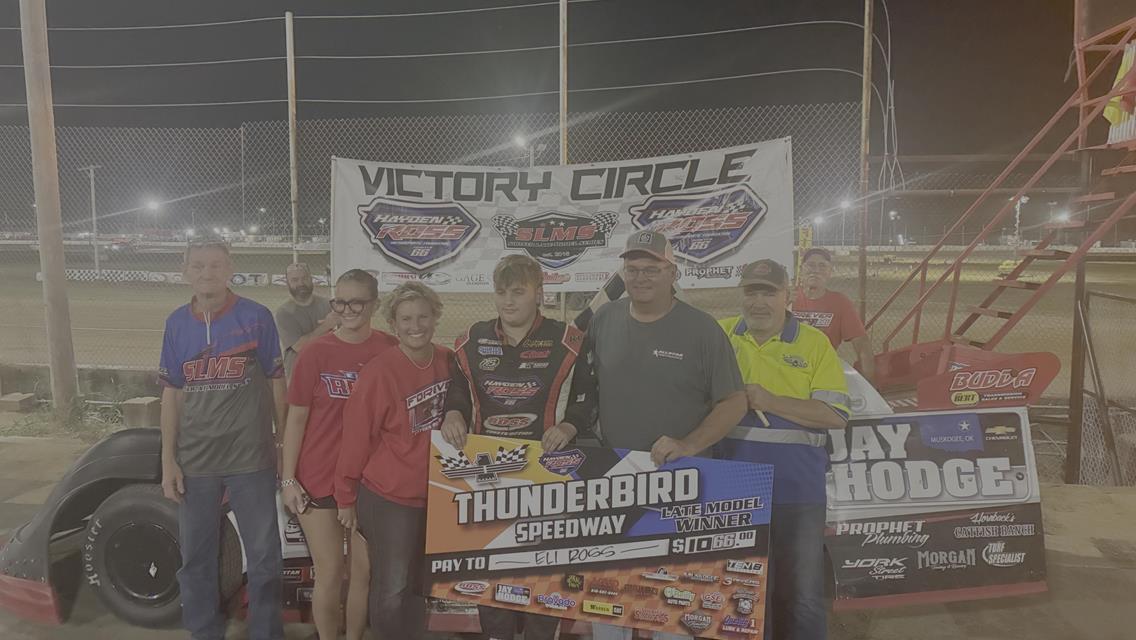 Ross repeats with Sooner victory at Thunderbird Speedway