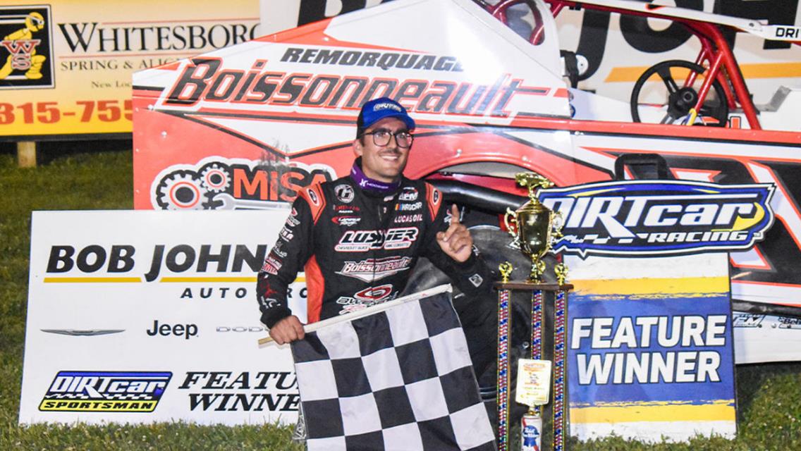 Donovan Lussier Lands DIRTcar Sportsman Series Win at Can-Am