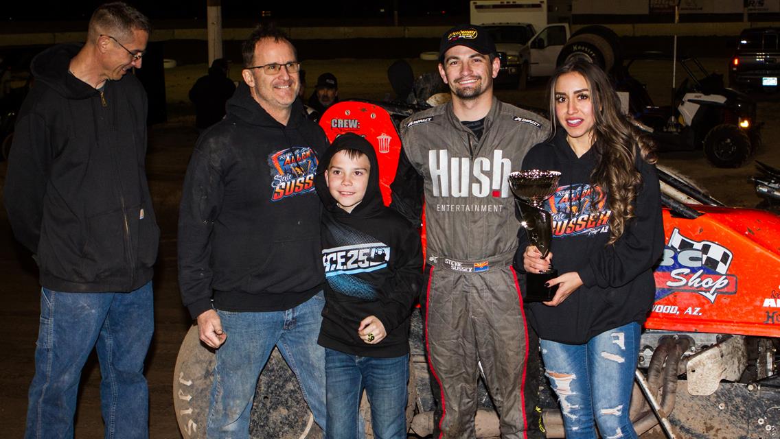 Stevie Sussex Kicks Off 2020 With Victory At Central Arizona Speedway