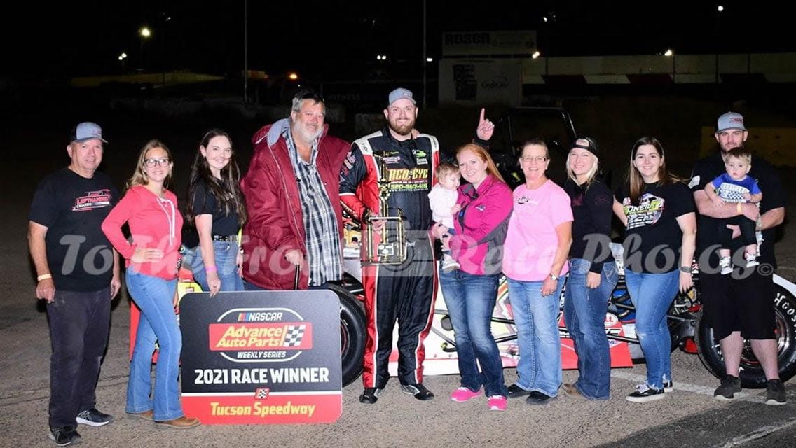 Nick O&#39;Neil back in Victory Lane at Tucson Speedway