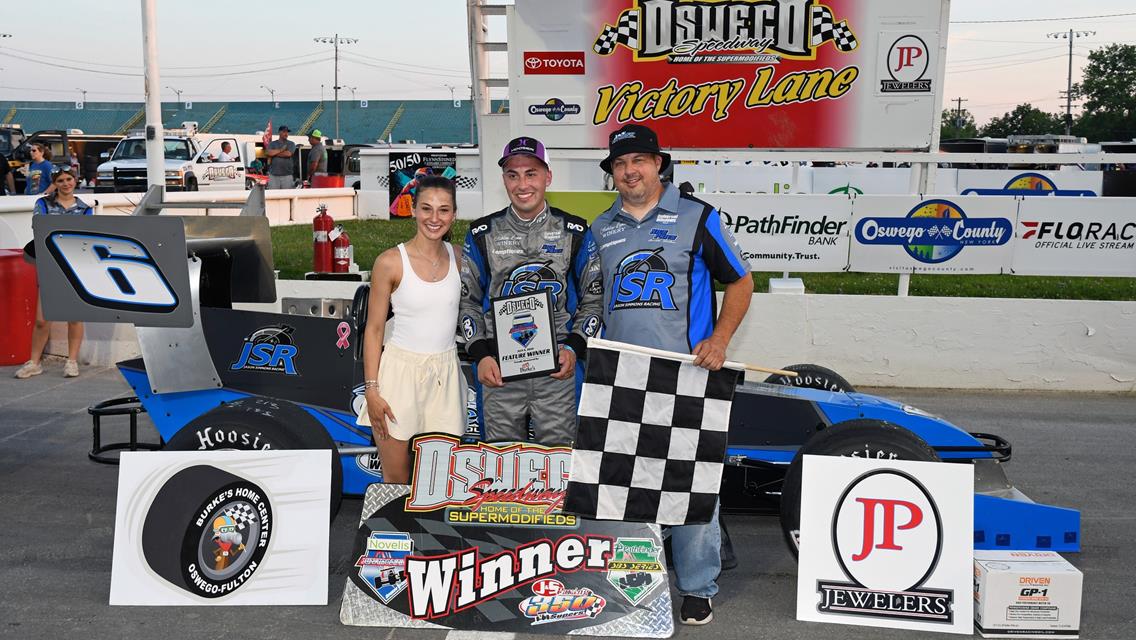 Sokolic Scores First Career Supermodified Win with Dominant Drive in First Burke’s Do It Best Home Centers Twin 40