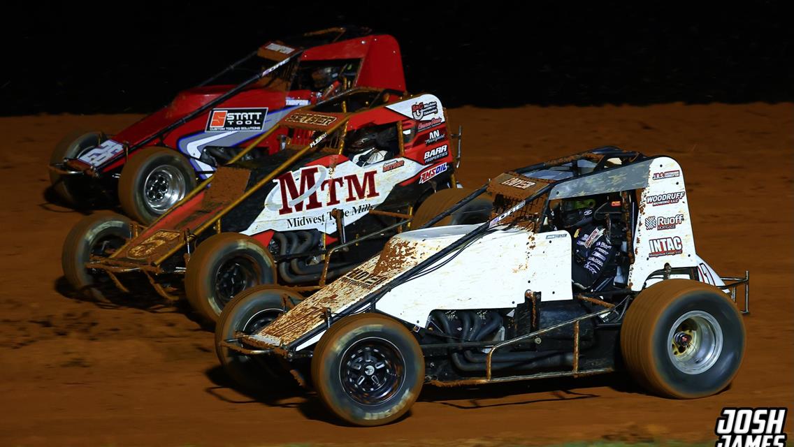 Bloomington Speedway (Bloomington, IN) – USAC AMSOIL Sprint Car National Championship – Larry Rice Classic – May 9th, 2025. (Josh James Artwork)