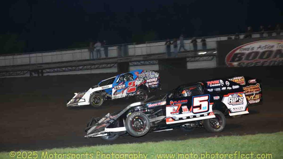 Laney and Avila take Anniversary checkers at Boone Speedway.