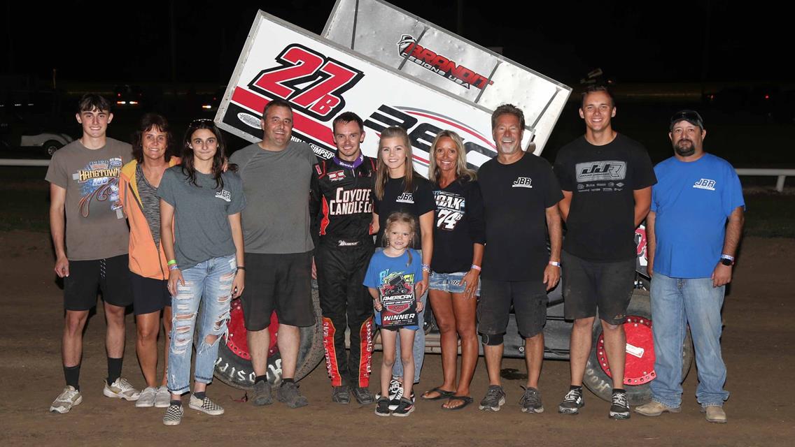 Jake Bubak Leads All With The American Sprint Car Series At WaKeeney Speedway