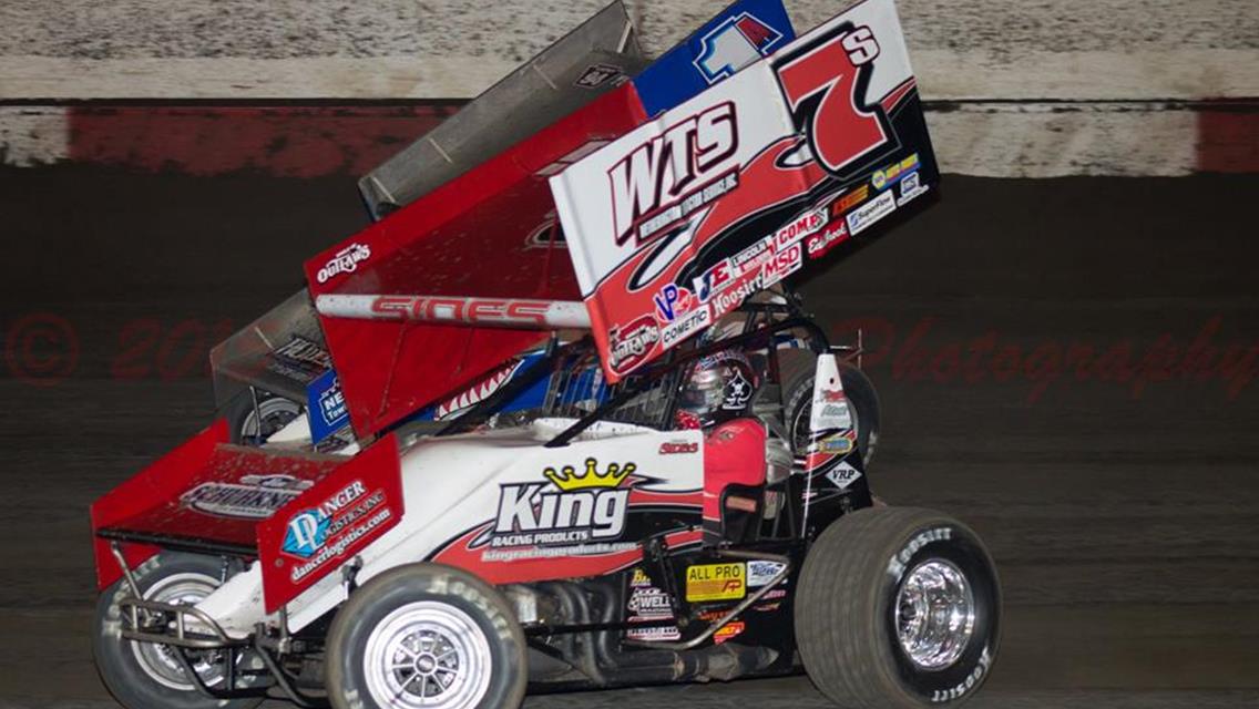 Sides Steals Show with Wild Pirouette During World of Outlaws Finale in Stockton