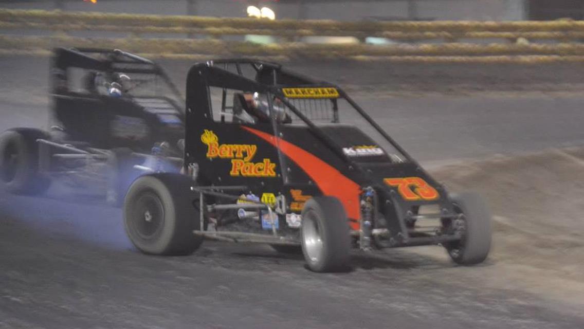 Marcham Nearly Snags Third Midget Triumph of the Year on the West Coast; Maintains USAC-WS Midget Dirt Points Lead