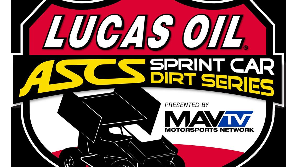 Lucas Oil Products Confirms ASCS Title Sponsorship for the 2016 Season