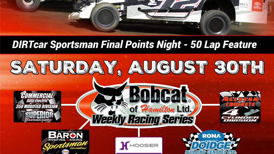 DIRTcar Sportsman Points Finale This Saturday Night