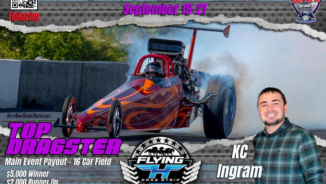 KC Ingram will be on site in one of the best looking Top Dragsters as he races towards the $5,000 Winner Purse at the Smack Down 2024!