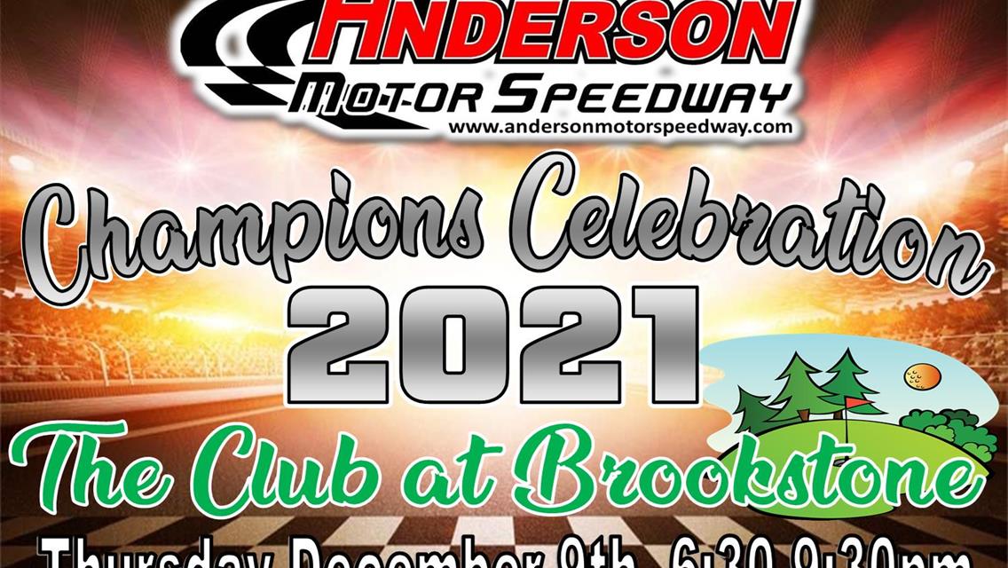 NEXT EVENT: 2021 Champions Celebration Thursday Dec.9 6:30
