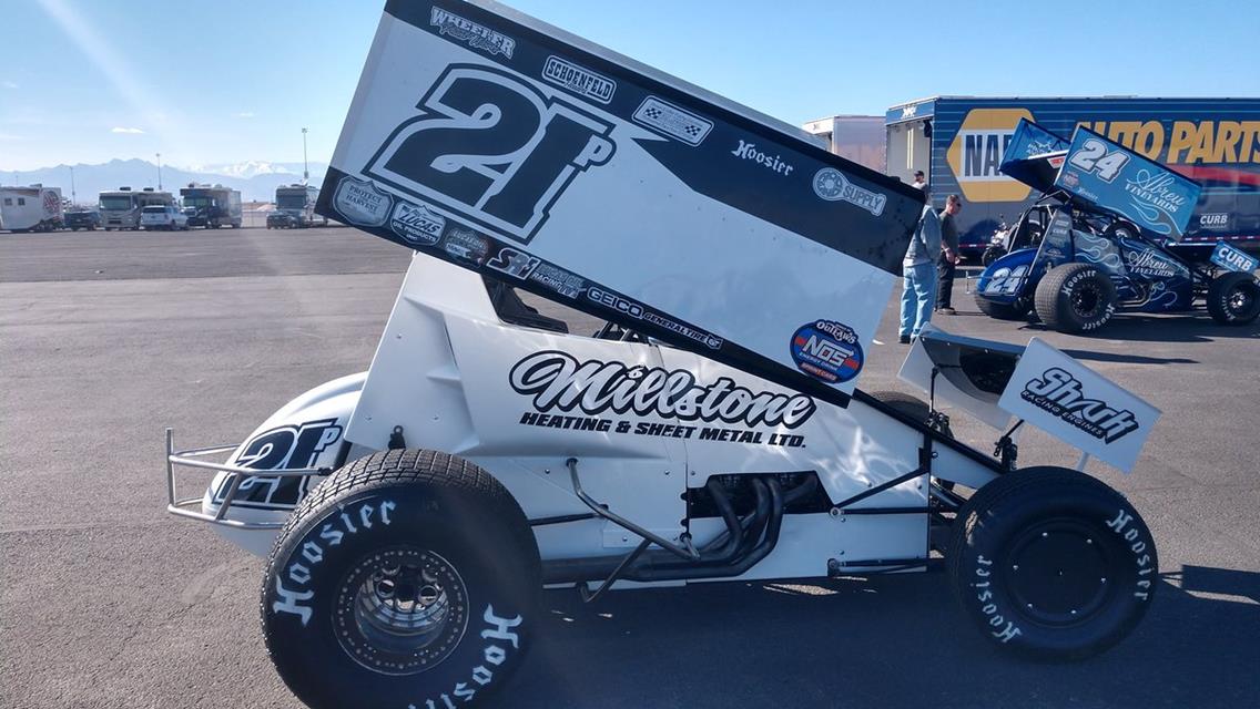 Price Knocks Dust Off During World of Outlaws Event in Las Vegas