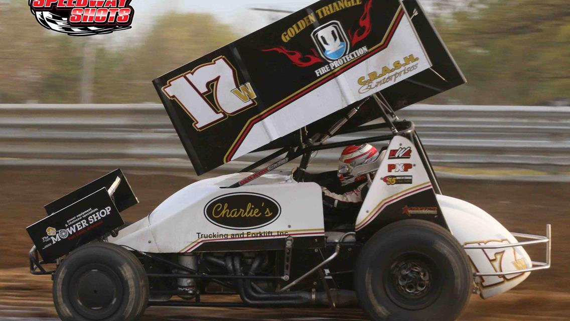 White Almost Claims First Career 360 Sprint Car Victory in Tennessee