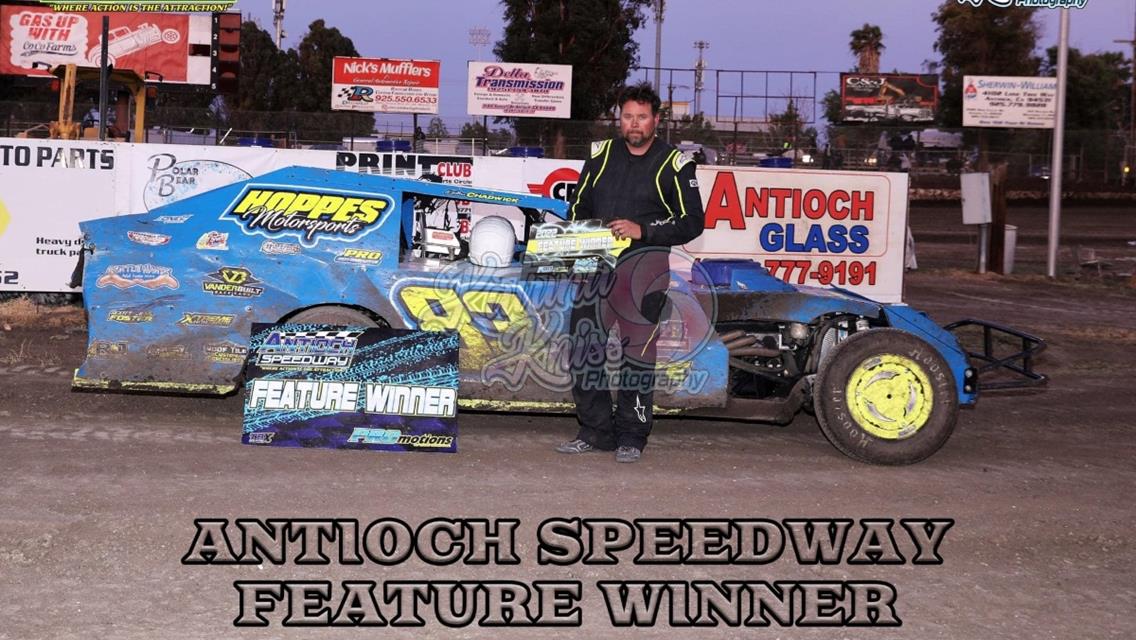 Kellen Chadwick sweeps in Modified at Antioch Speedway