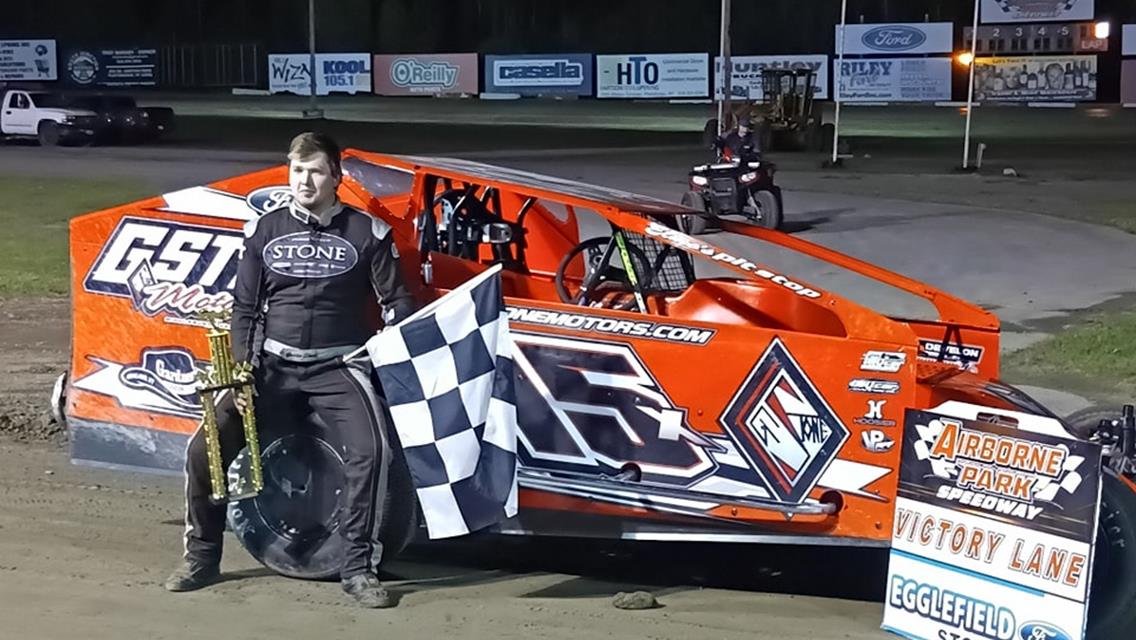 Stone picks up first win of the season at Airborne Park