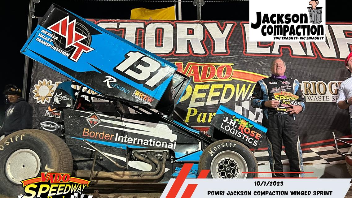 Royal Jones Returns to Winning in Jackson Compaction POWRi Vado 305 Sprint Feature