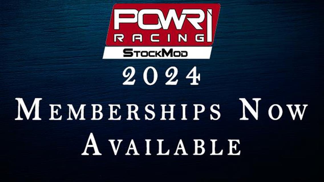 2024 POWRi StockMod Memberships Active Online