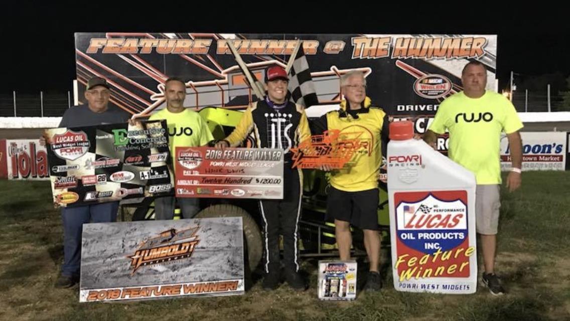 Hank Davis Drives to POWRi West Victory Lane at Humboldt