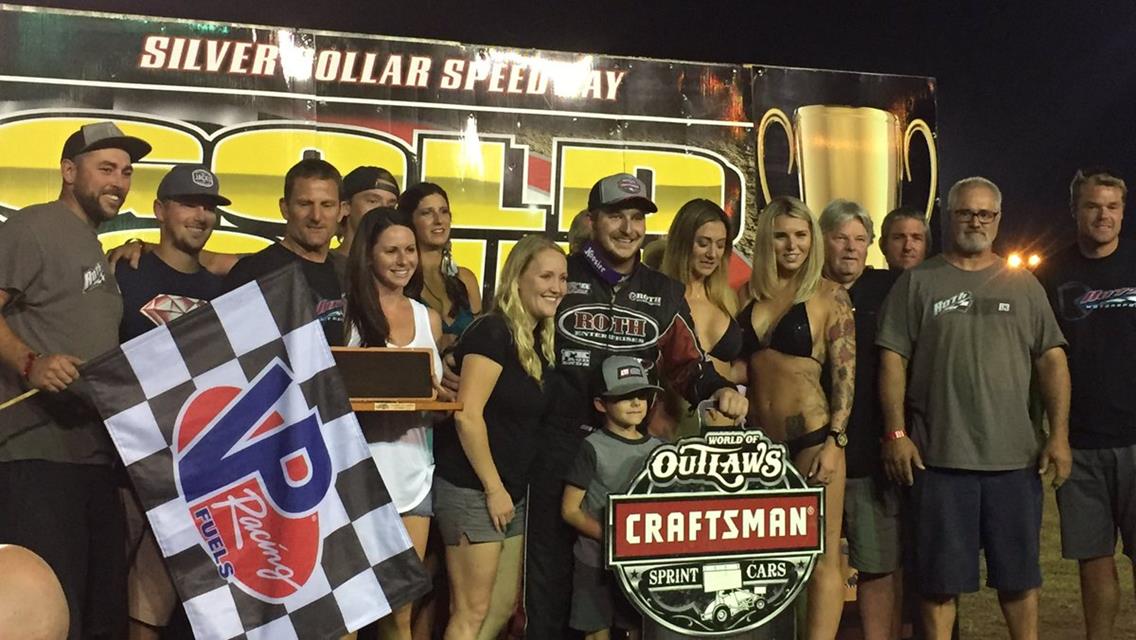 Kyle Hirst celebrates first Outlaws win at Gold Cup opener