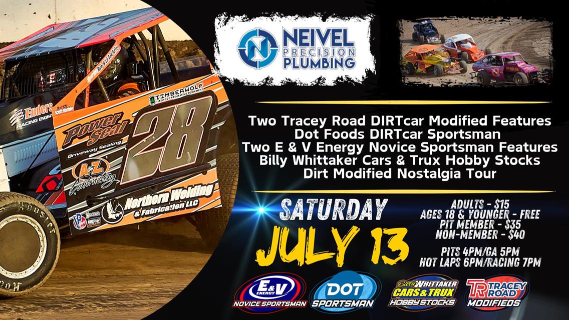 Seven Feature Events on tap for Fulton Speedway This Saturday