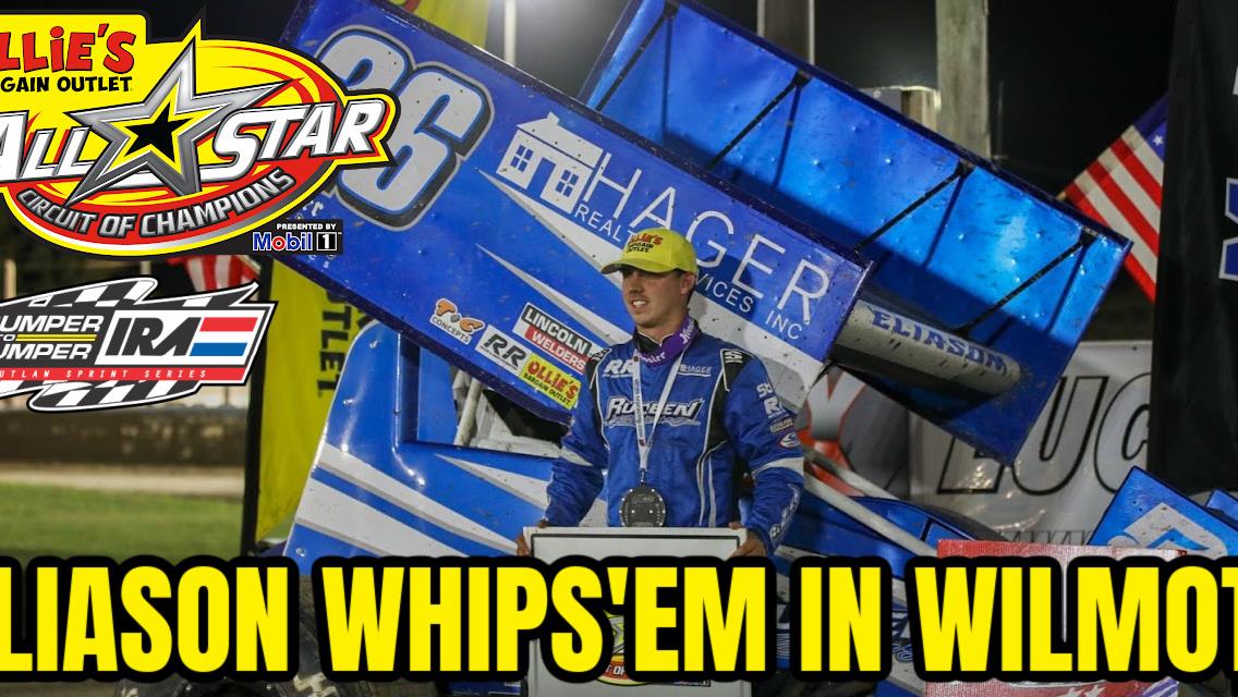Cory Eliason wins at Wilmot Raceway for second consecutive All Star victory