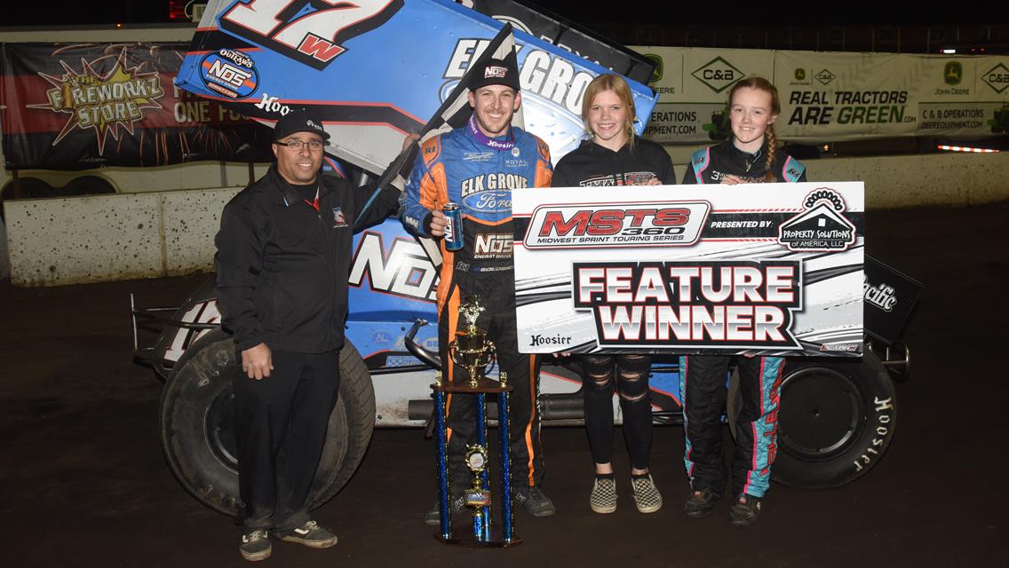 Golobic and Gullion Capture Opening-Night Wins During DeKalb/Asgrow Power Series Nationals presented by Casey’s General Stores at Huset’s Speedway