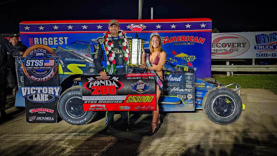 SHEPPARD TAKES $53,000 TO WIN FONDA 200