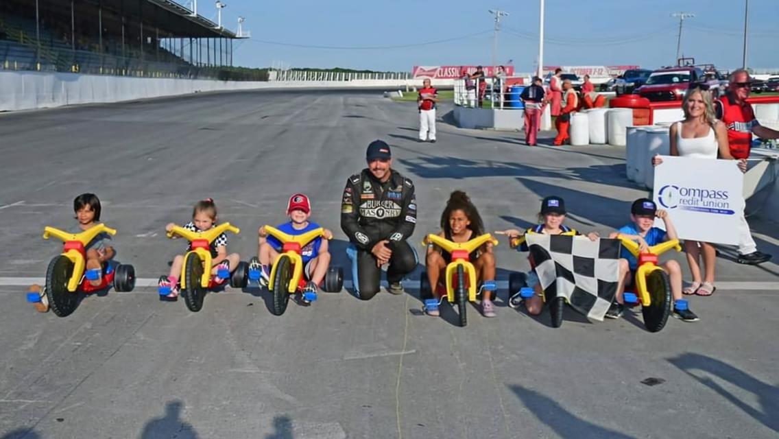 Oswego Speedway to Host Compass Federal Credit Union’s ‘Compass 500’ Big Wheel Race this Saturday