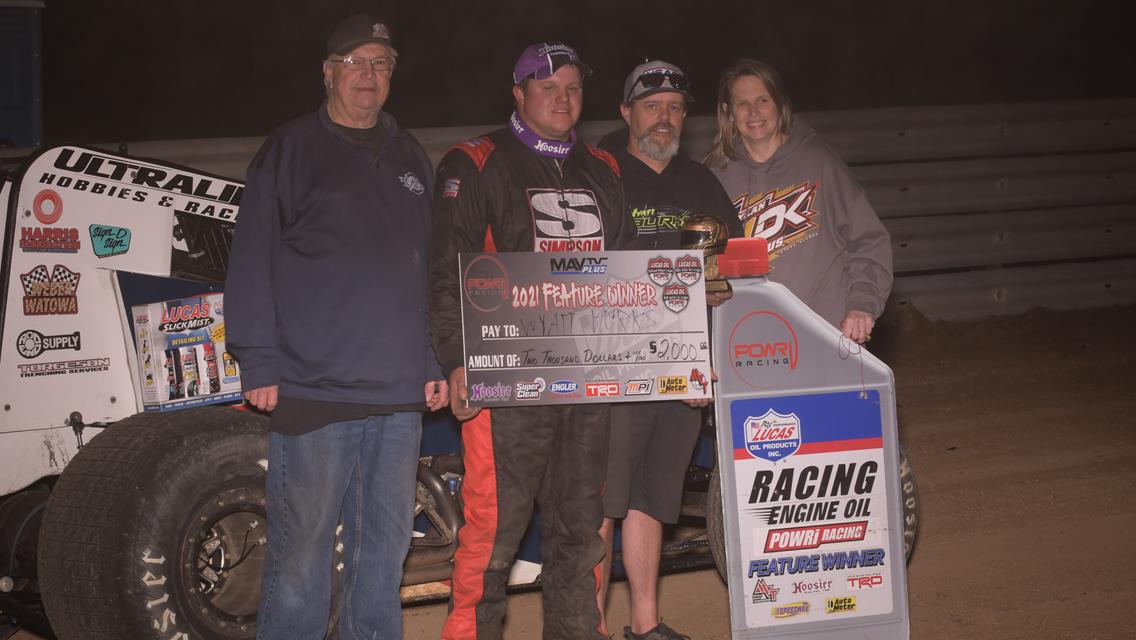 Wyatt Burks Wins POWRi WAR I-70 Invitational Championship Night