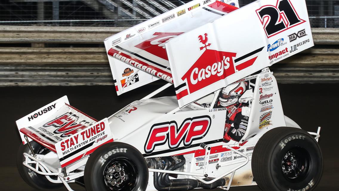Brian Brown Captures Two Top 10s at Knoxville Raceway With World of Outlaws