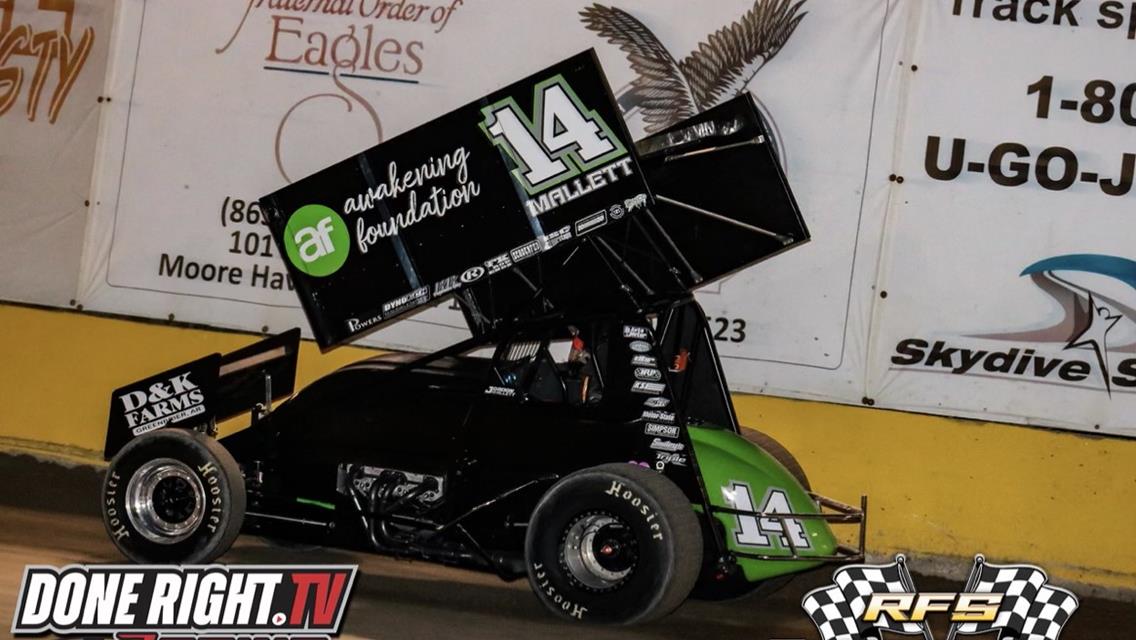 Mallett Captures Third-Place Result During Rain-Delayed ASCS National Tour Feature at 81 Speedway