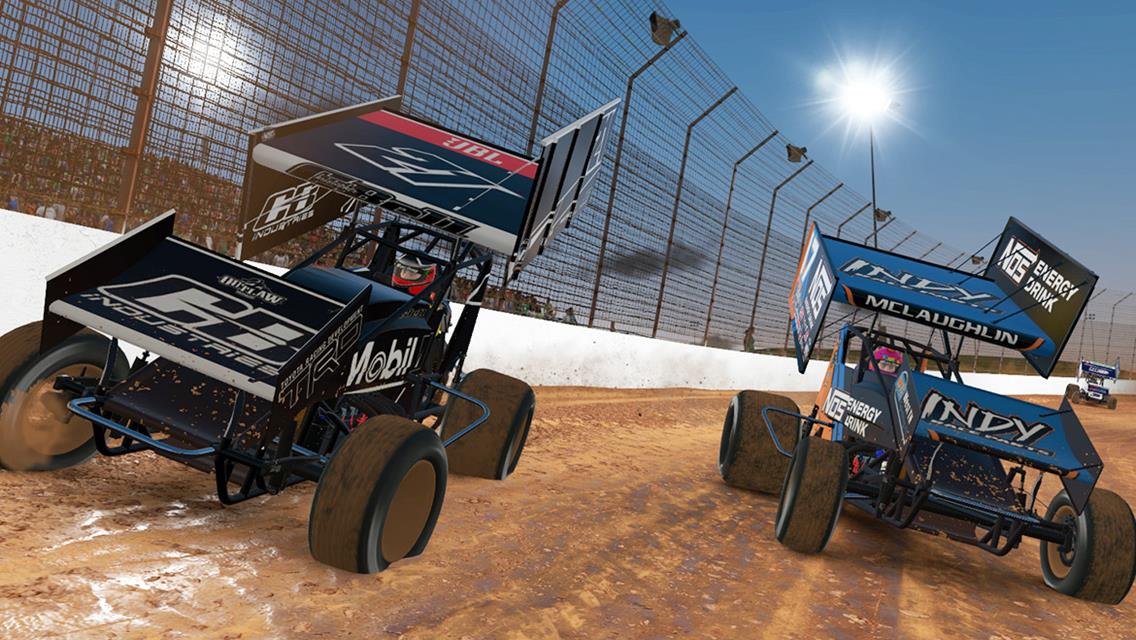 Christopher Bell, Kaeden Cornell shine in World of Outlaws iRacing thriller