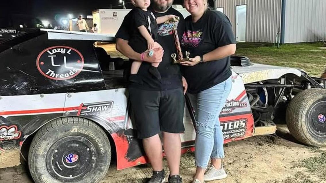 Josh Newman added a POWRi Midwest Mod victory at Callaway Raceway on Friday, August 22.