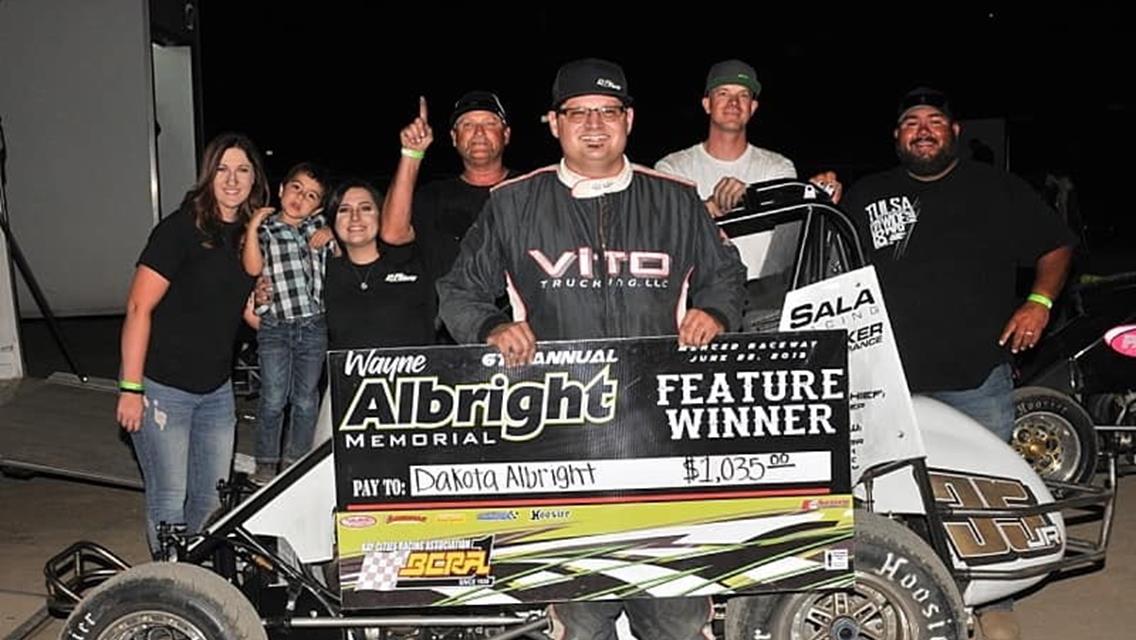 Raul Rodriguez, Sr, Dwayne Short, Riley Jeppesen, and Dakota Albright Cash In at Merced Speedway