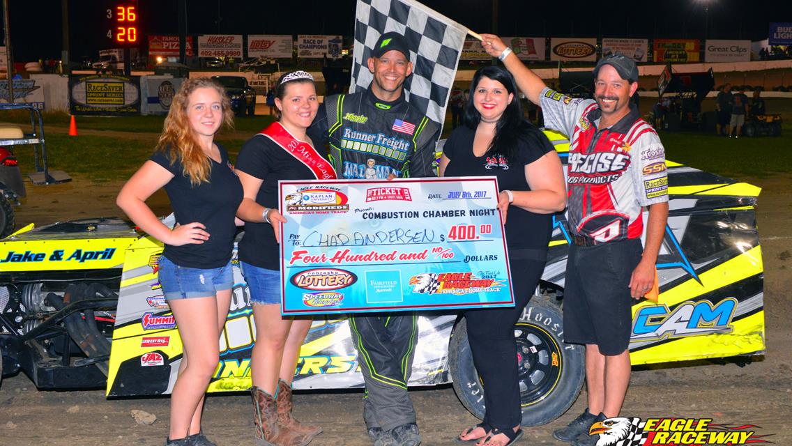Satriano, Harker, Armstrong, Andersen &amp; Krichau win Combustion Chamber Night