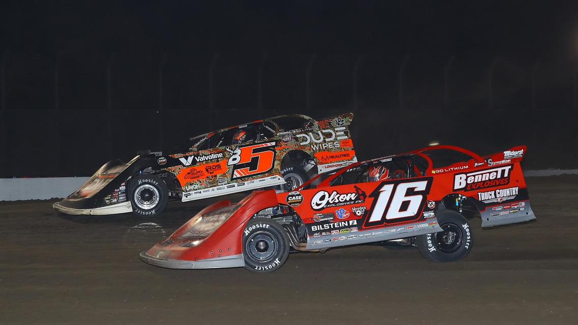 Davenport Speedway (Davenport, IA) – Lucas Oil Midwest Late Model Racing Association – Corn State Nationals – September 13th-14th, 2024. (Mike Ruefer Photo)