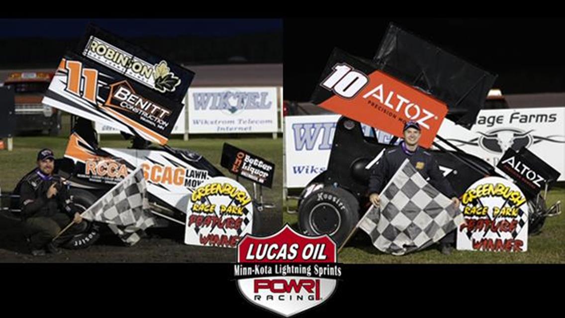 Alex Truscinski and Dexter Dvergsten Winners at Greenbush with POWRi MKLS