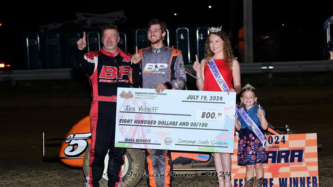 Midkiff Charges to Champaign County MARA Win