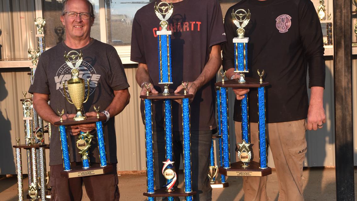 2025 Gillette Thunder Speedway Points Trophy Winners!