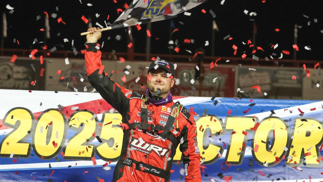 O&#39;Neal rolls to &quot;Cowboy Classic&quot; victory as Show-Me 100 weekend begins at Lucas Oil Speedway