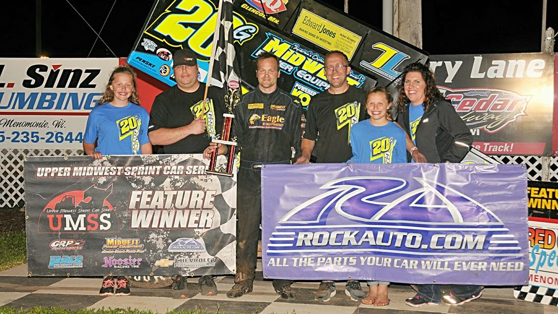 Chris Graf Goes To Victory Lane at Red Cedar Speedway