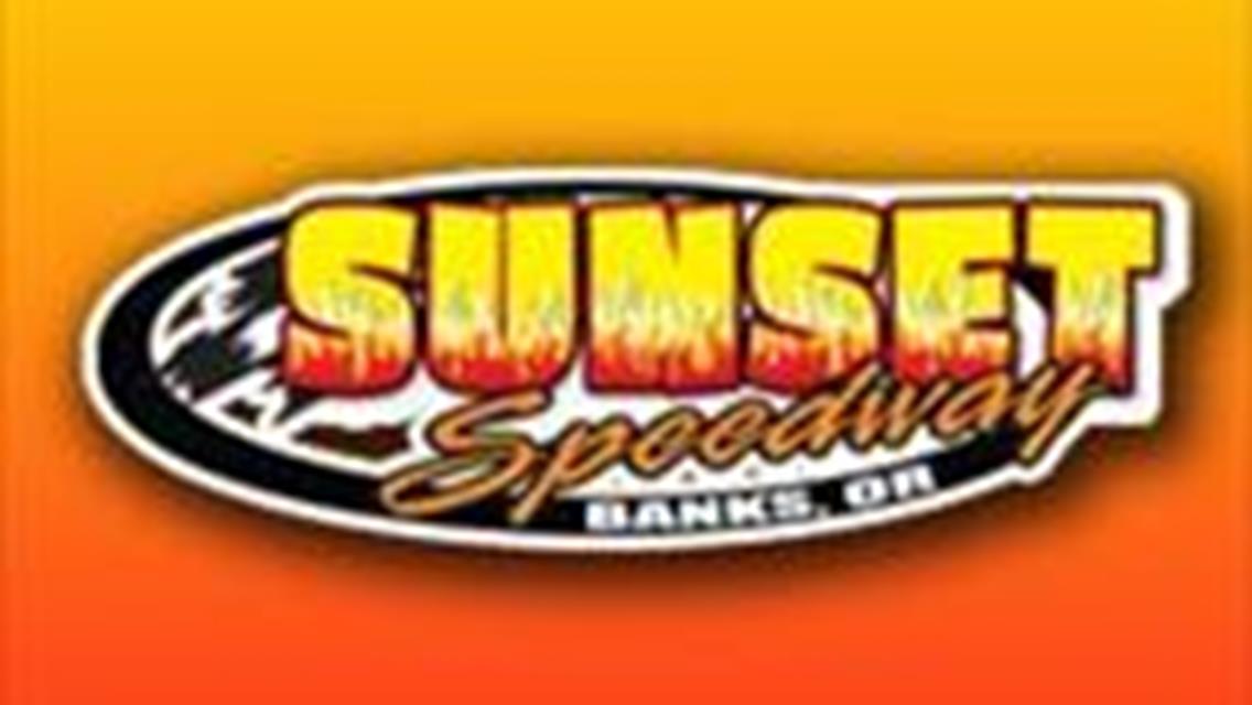 Races Cancelled For Saturday April 19th At Sunset Speedway Park