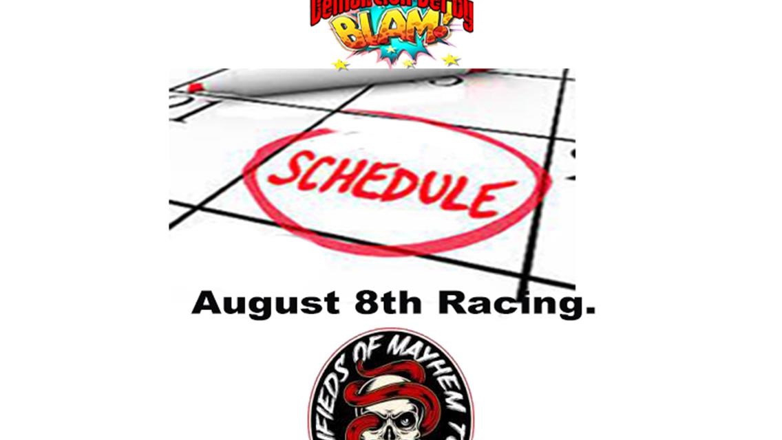 Schedule Set For Demo Derby Event, Includes Thursday Practice and Friday Crown race for previous non-winners.
