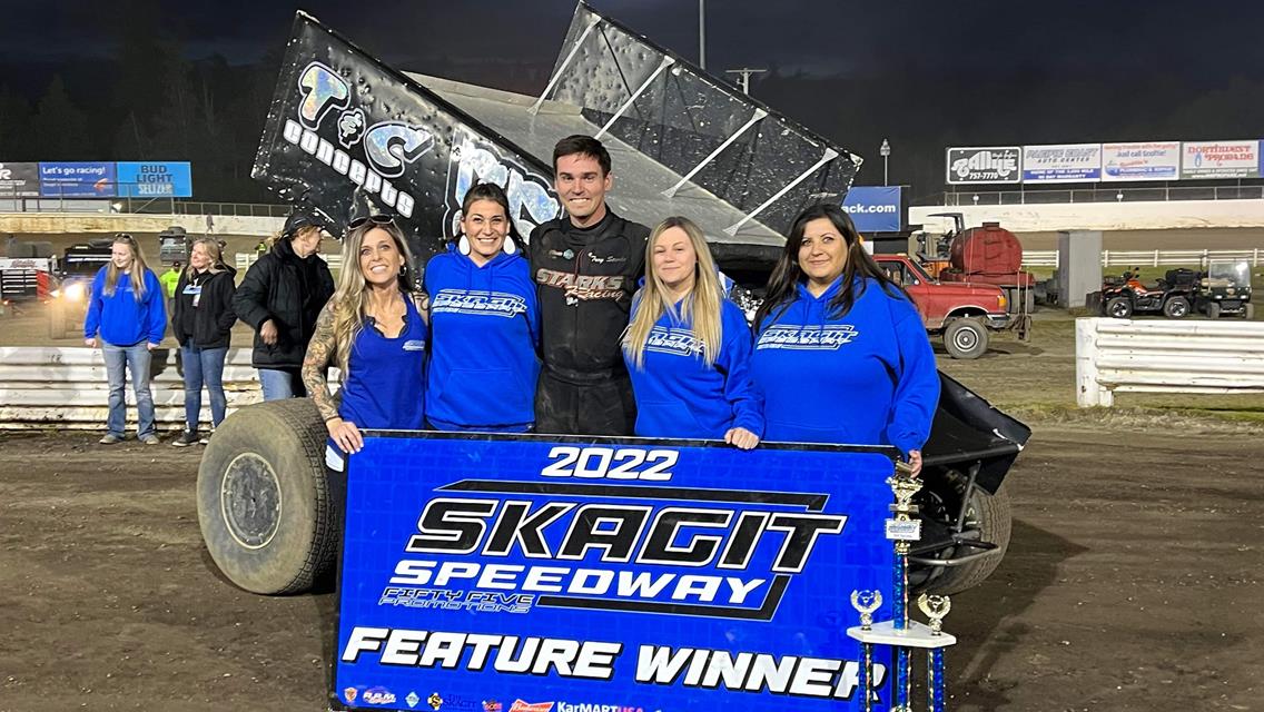 Starks From 24th Wins Opening Night at Skagit Speedway