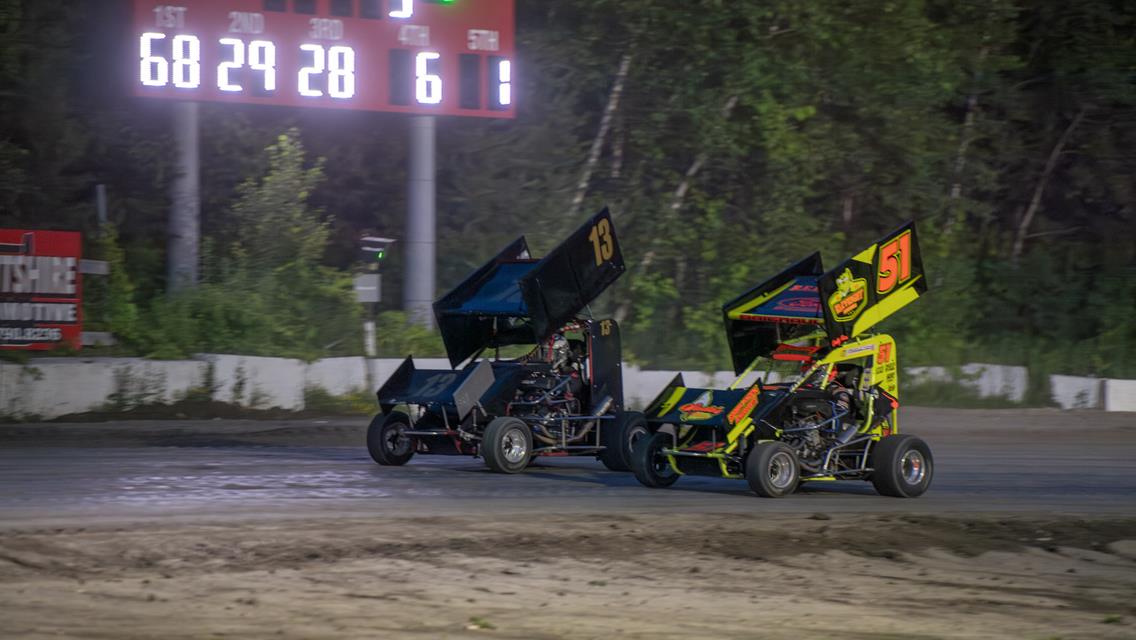 Another wild night at Bear Ridge Speedway for the Royal Moses #57 Memorial Race! The Granite State Micro Sprints brought the heat, literally, with som