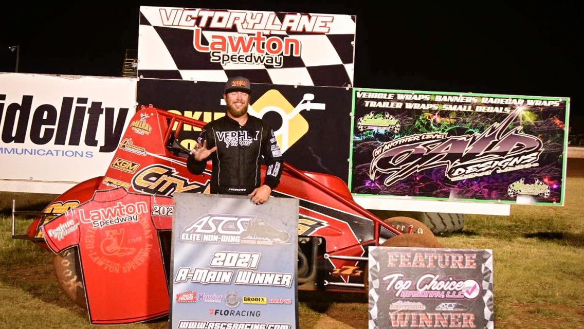 Steven Shebester On Top Again With ASCS Elite Non-Wing At Lawton Speedway